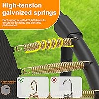 Vista 6 de DeepRoar 2026 Upgraded 8FT 10FT 12FT 14FT 15FT 16FT Outdoor Tranpoline for Kids, Big tranpoline with Basketball Hoop, Lights, Sprinkler & Socks