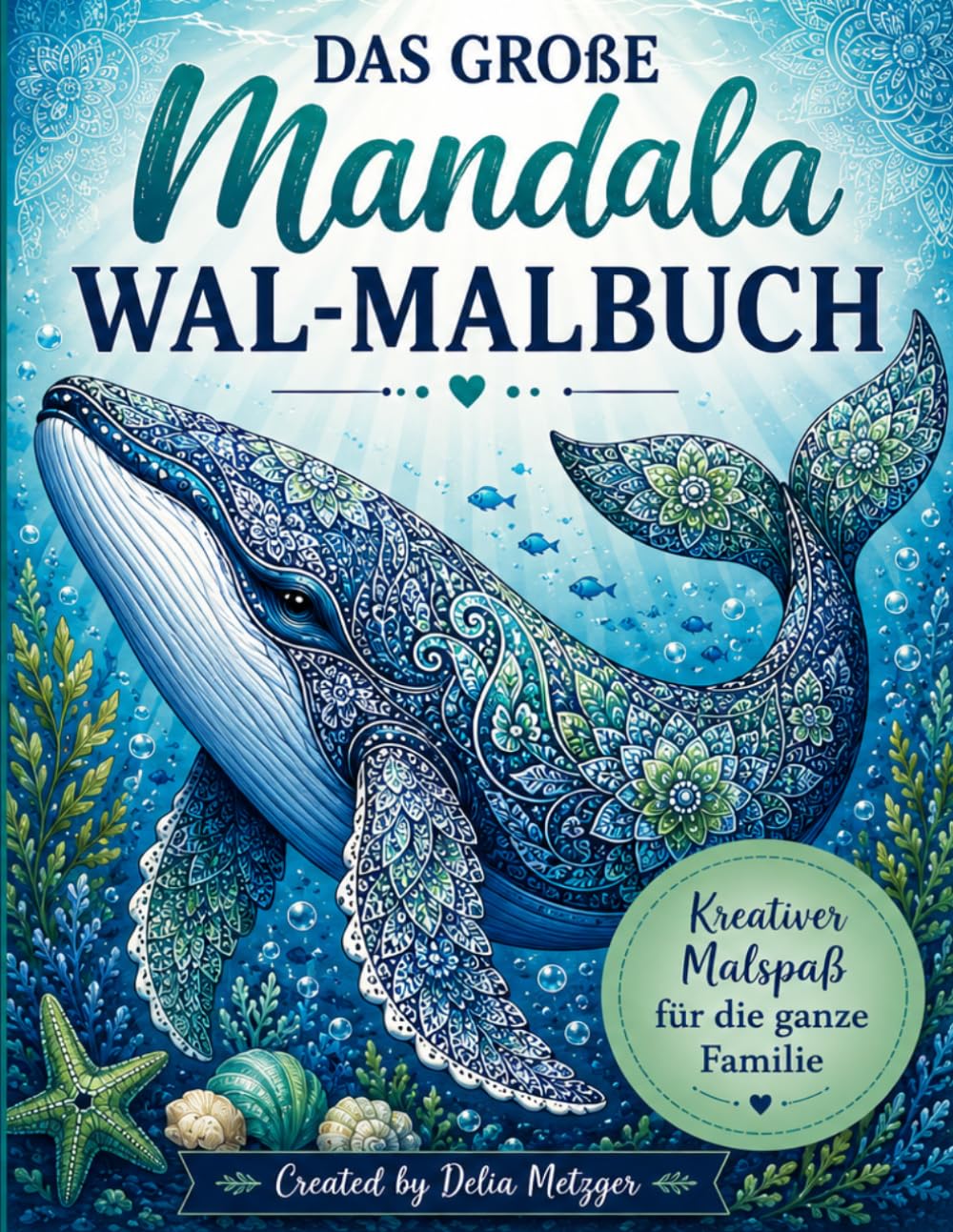 Das große Mandala-Wal-Malbuch
