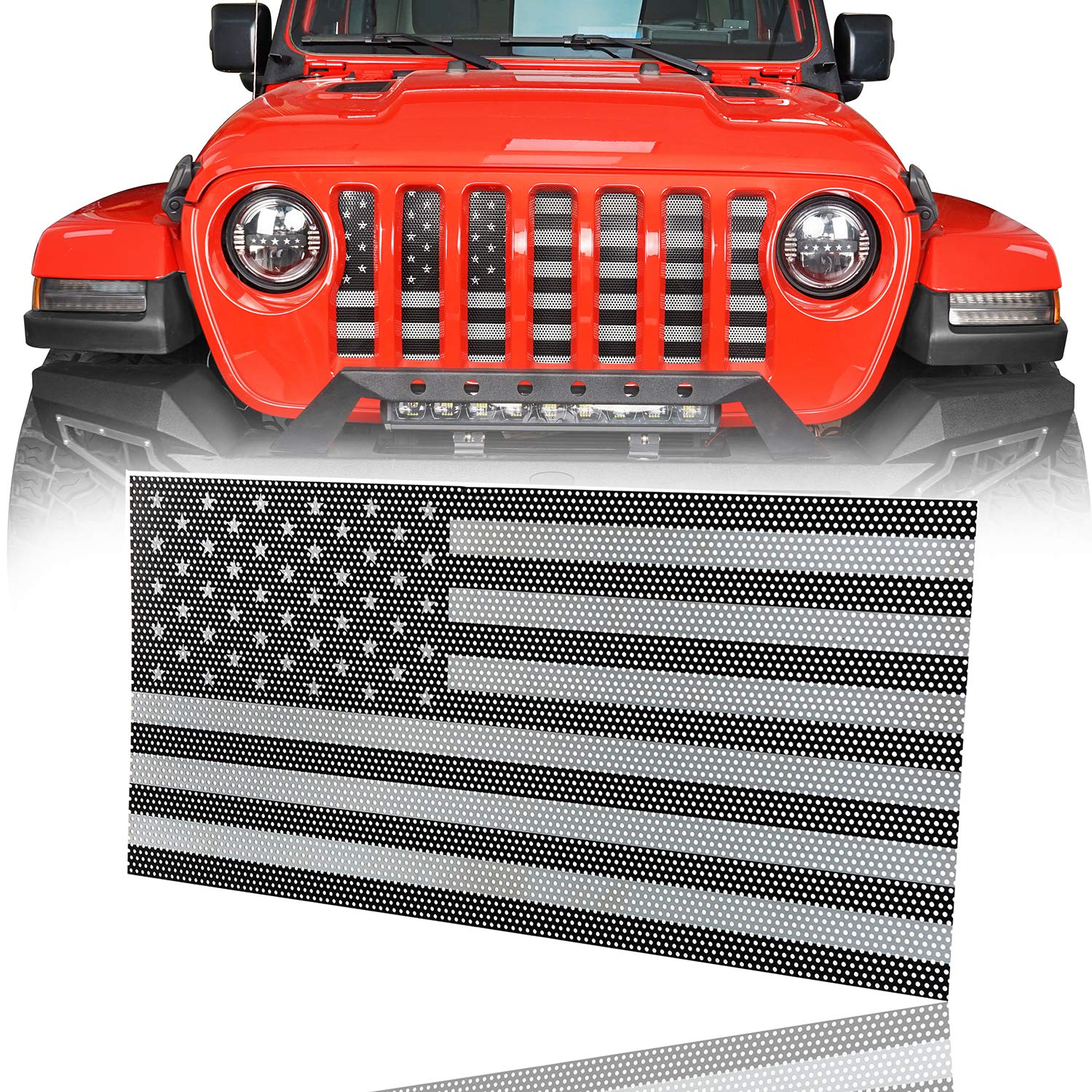 Buy uBox for Jeep Grill Mesh Insert Front Grille Bug Screen Deflector