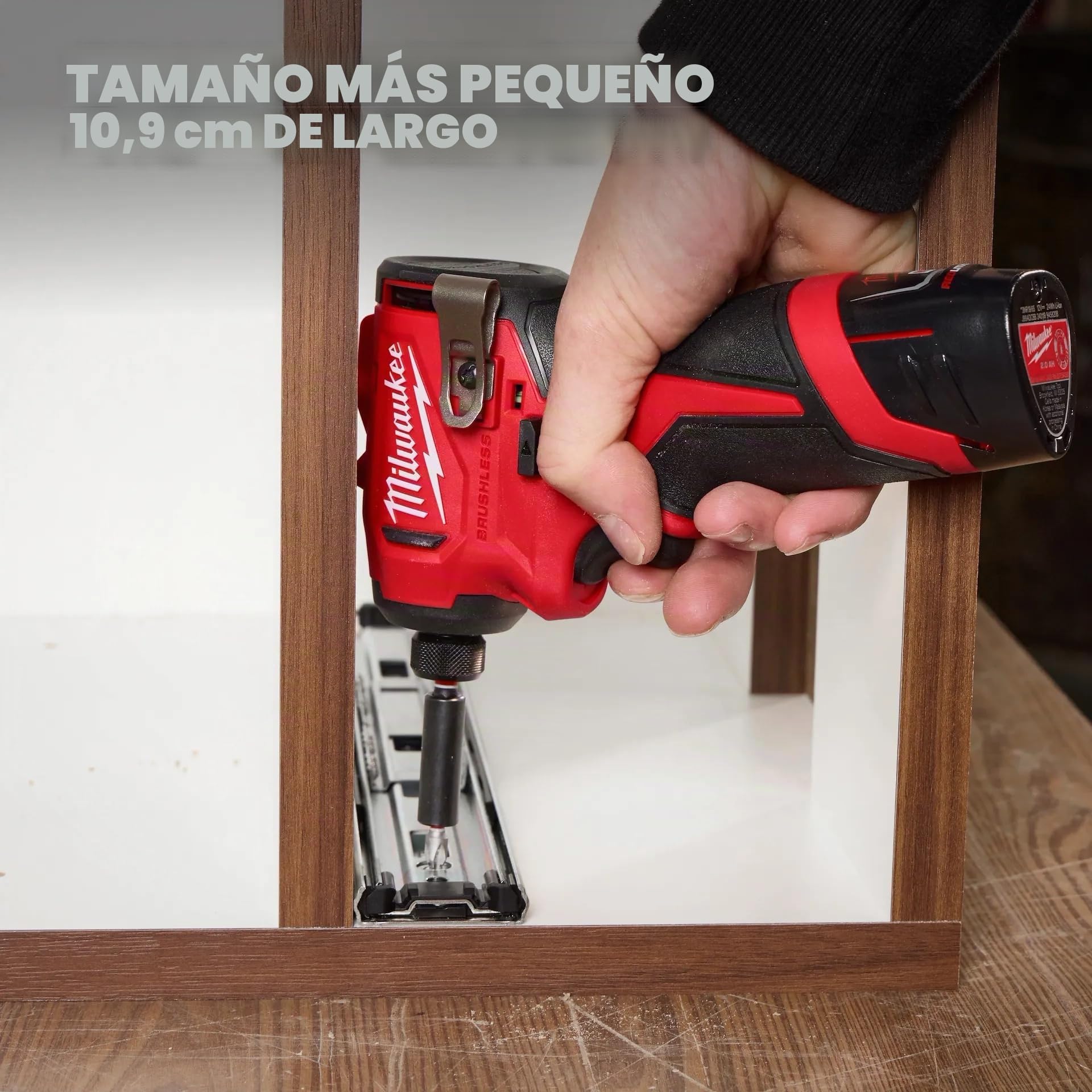 Milwaukee M12 - Destornillador de impacto hexagonal subcompacto sin escobillas de 1/4 pulgadas (herramienta básica)