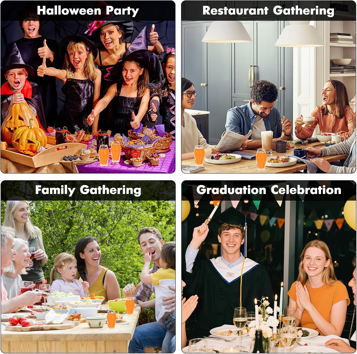 12PCS Coffin Shot Glasses 1.85 OZ Drinking Glass Clear Shot Glasses Whiskey Glasses Set 12 Alcohol Gifts Gothic Home Decor