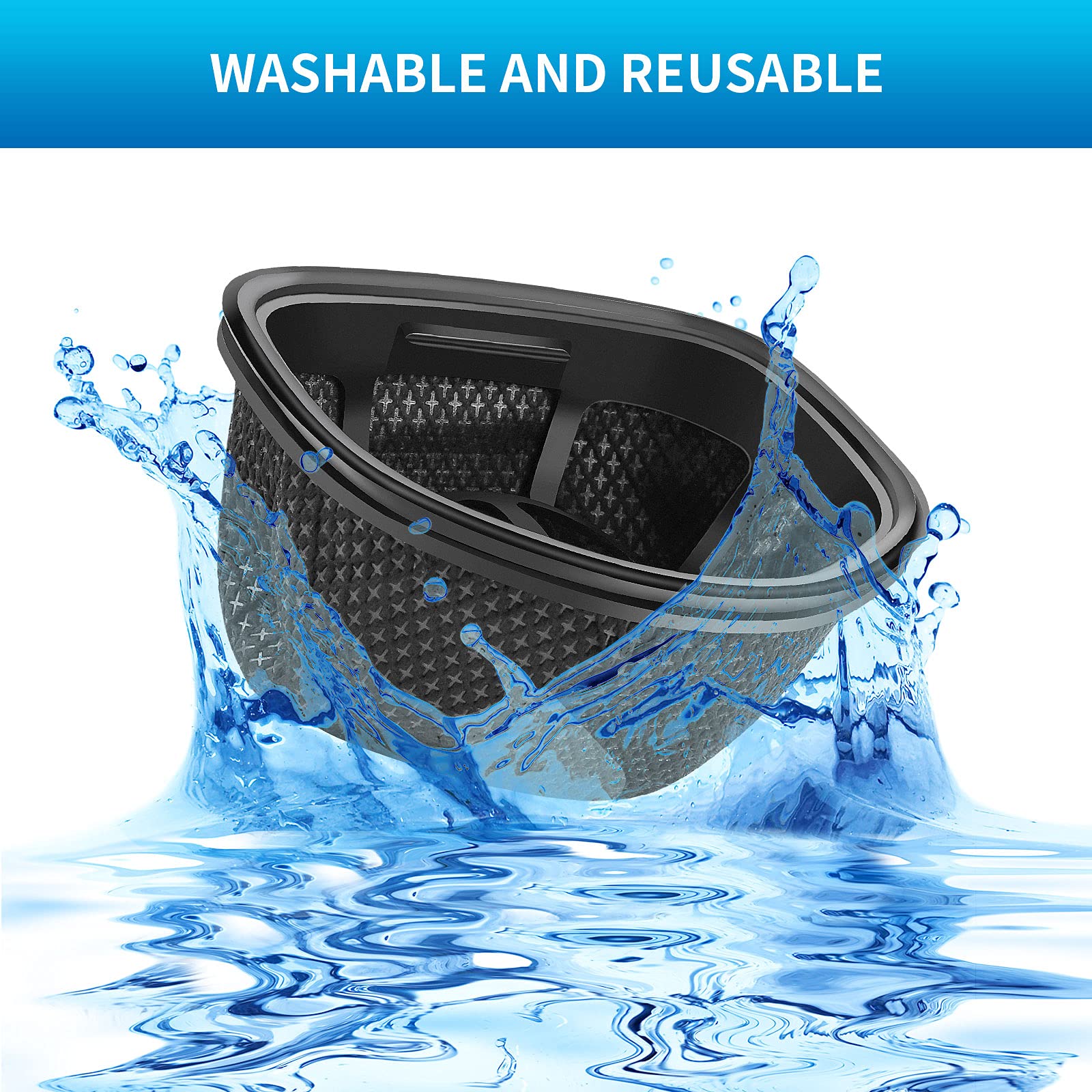 Shark IZ300UKT Filters For IZ300 & IZ320 Hoover Cordless Stick Vacuum - 2 HEPA, 5 Felt & 5 Foam