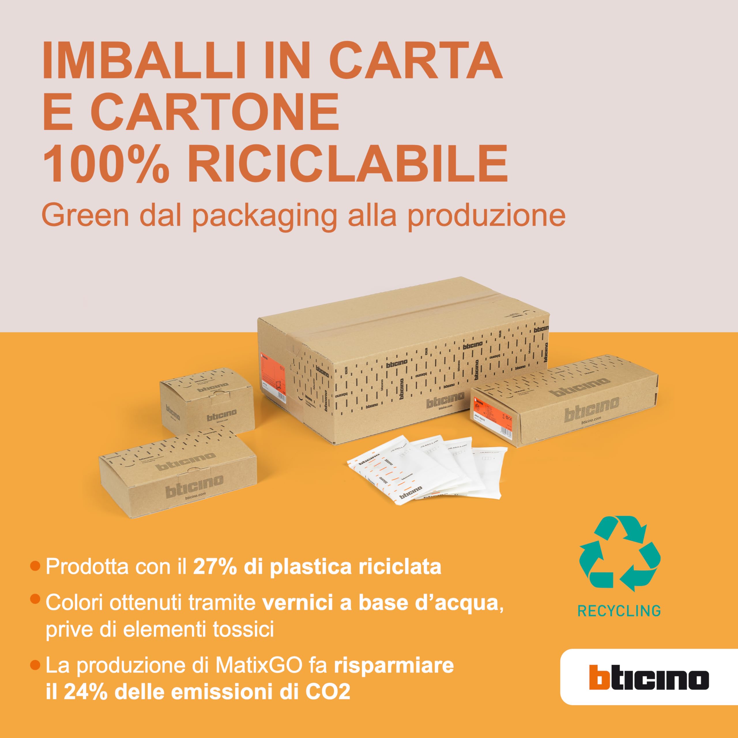 Placca Bticino MatixGO Blue - 4 Moduli In Tecnopolimero Per Interruttori E Prese - Foto 7