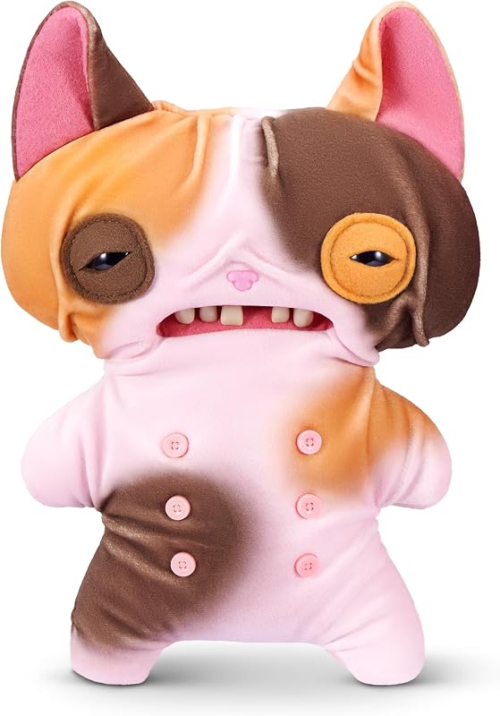 Fuggler Nipple Fuggs 9 Inch Plush Collectible (Wrinkle McStinkles) by ZURU | Funny Ugly Monster with signature teeth, soft & huggable collectible plush, for fans & collectors, gift for tweens & teens
