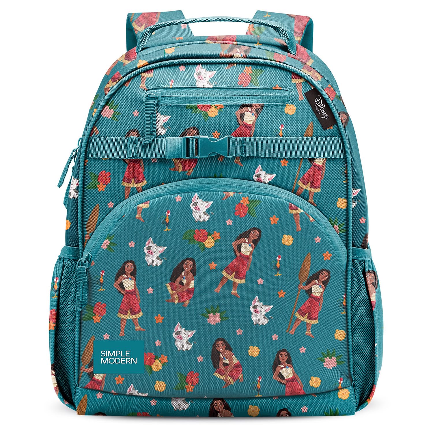 Simple Modern Large Disney Kids Backpack for School Girls and Boys | Elementary Backpack for Teen | Fletcher Collection | Kids - 16" tall | Moana