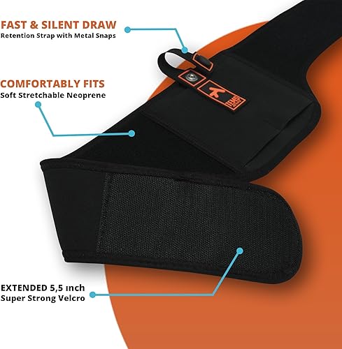 Miniatura 4 de Tems Active Funda de hombro para transporte oculto  Funda oculta para el pecho, funda universal para pistola para hombres y mujeres, se adapta a