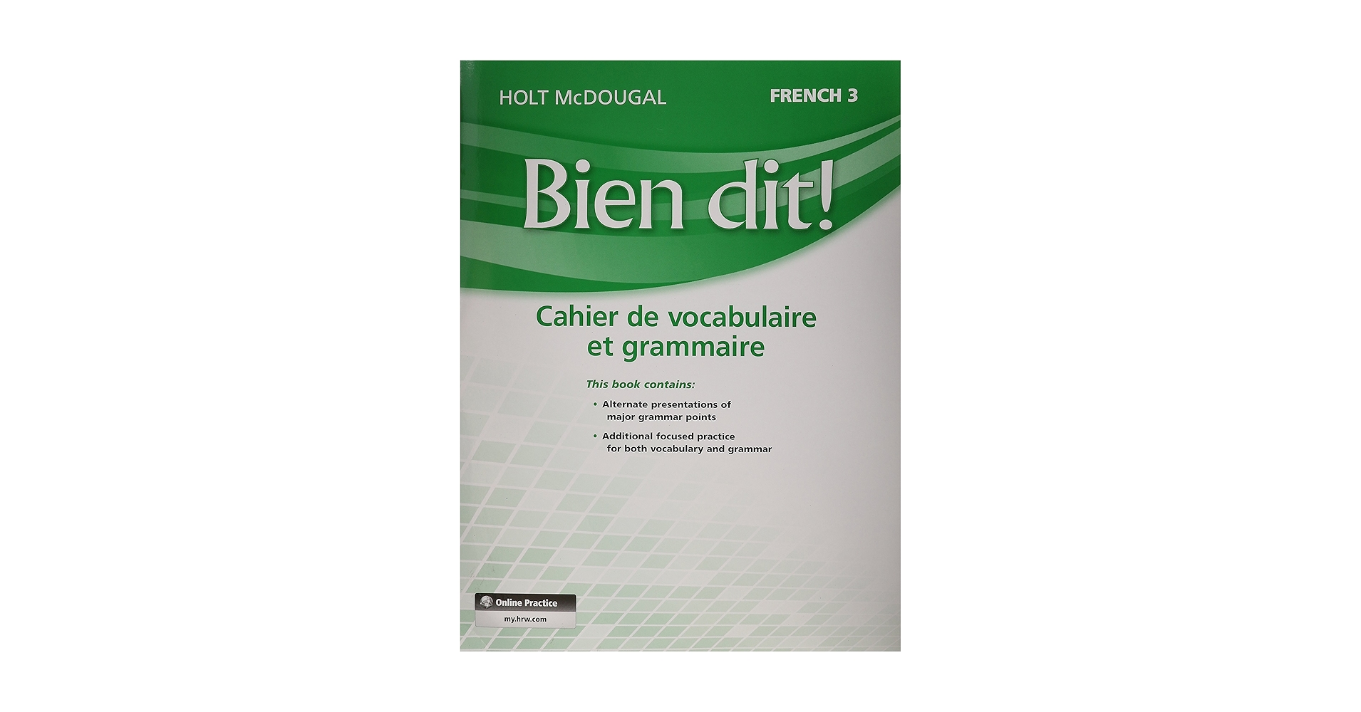 Amazon.com: Bien Dit!: Vocabulary and Grammar Workbook