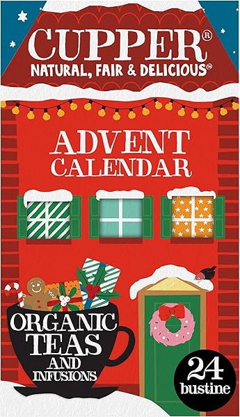CUPPER Calendario Avvento Biologico con Tè