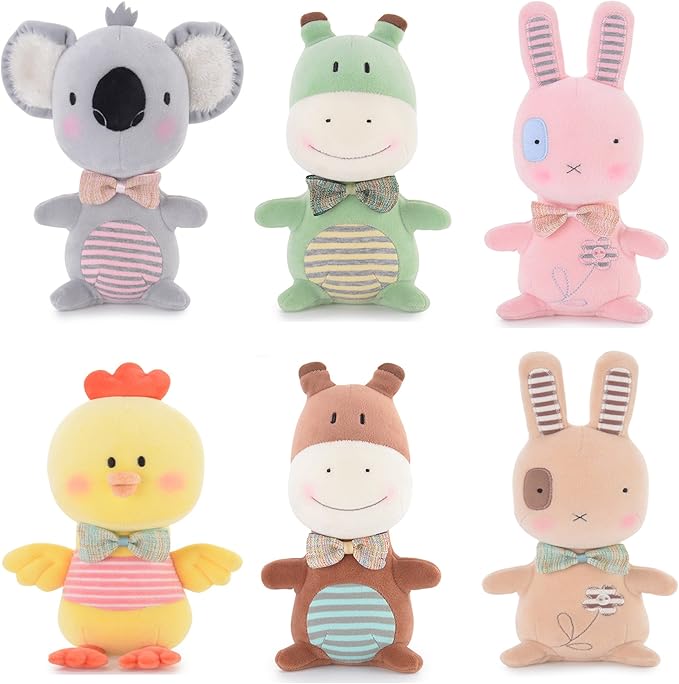 Amazon 人気 Metoo ミートゥー ふわふわ かわいい 癒し ぬいぐるみ キッズ プレゼント シュールな 動物 ファミリーシリーズ 8インチ ひよっこちゃん ぬいぐるみ おもちゃ