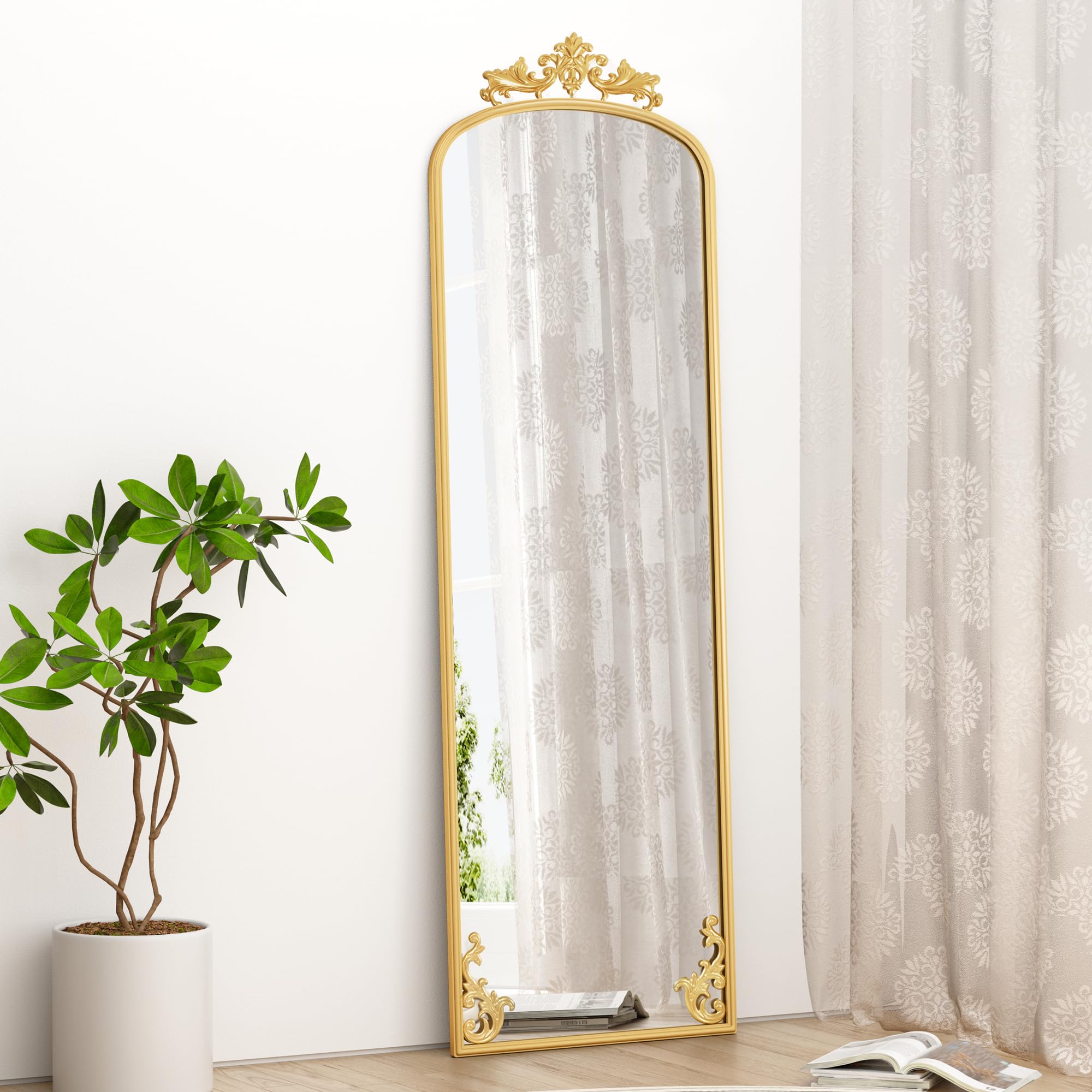 1980's　スペースエイジ　インダストリアル　アーチ　メタル　フレーム　ミラー 1980's スペースエイジ インダストリアル アーチ メタル フレーム