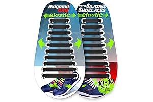 No Tie Shoe Laces for Adults & Kids, Elastic Shoelaces fit Mens,...