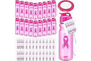 Breast Cancer Awareness Gifts Cups: Inspirational Water Bottles for Women