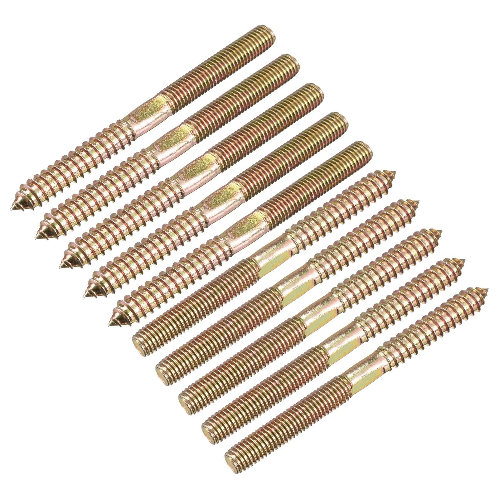 Tornillos de pasador doble cabeza Pernos suspensión autorroscantes M4 M8 Paquete 50(M6x80mm)