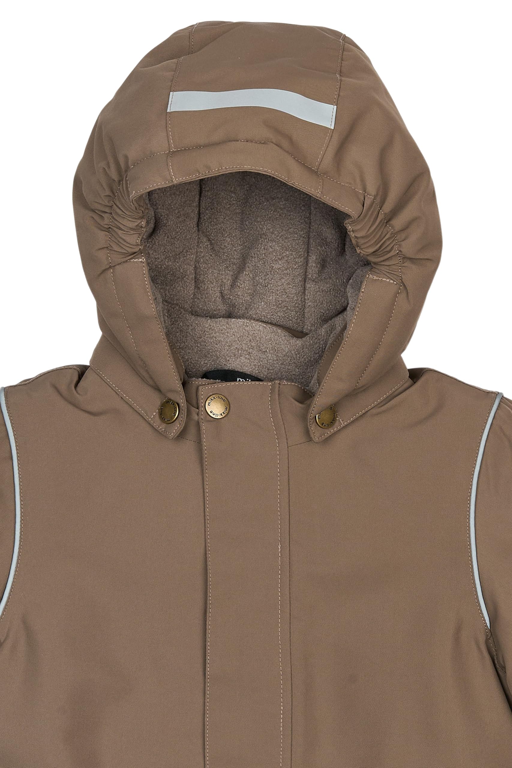 Mikk-line Winterjacke Kinder, Warme und wasserdichte jacke | Wasserdicht 20.000 mm, getapte Nähte, atmungsaktiv 5.000 g/m², 3M-Reflexe, abnehmbare Kapuze, YKK-Reißverschluss, OEKO-TEX