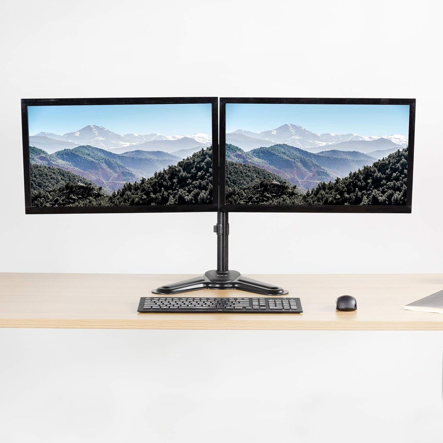 Bеѕt Cуbеr Dеаlѕ 🔥 VIVO Dual Freestanding Full Motion Aluminum VESA Computer Monitor Mount Desk Stand, Fits 17 to 32 inch Screens, STAND-V102Z
