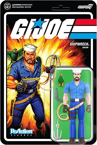 Miniatura 11 de Super7 G.I. Joe Reacción+ Ola 05 (Película) - Destro Ártico (Película) Figura de Acción