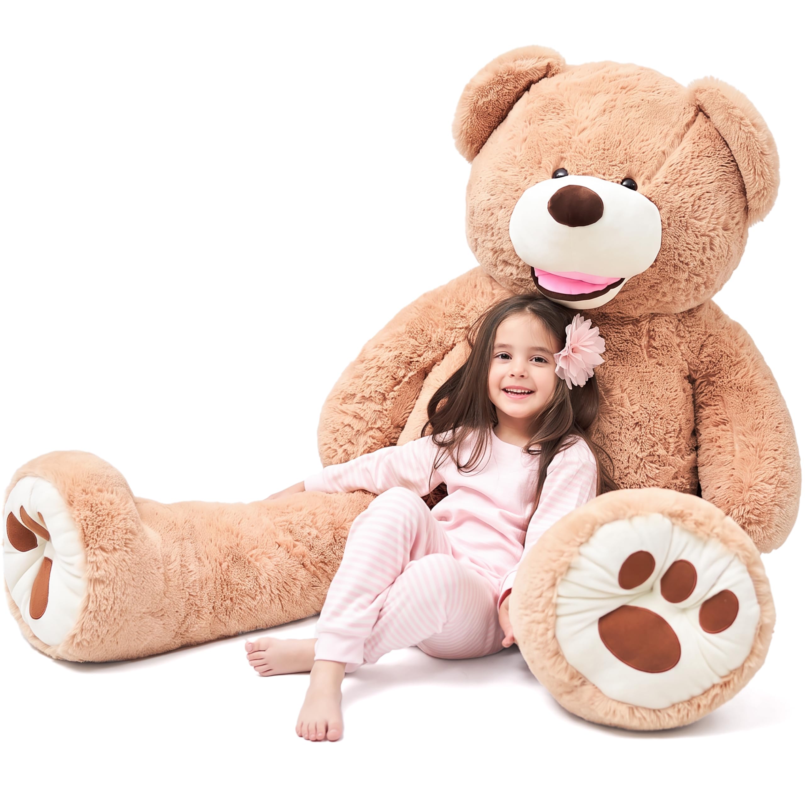 Amazon.com: IKASA Giant Teddy Bear Plush Toy Stuffed Animals