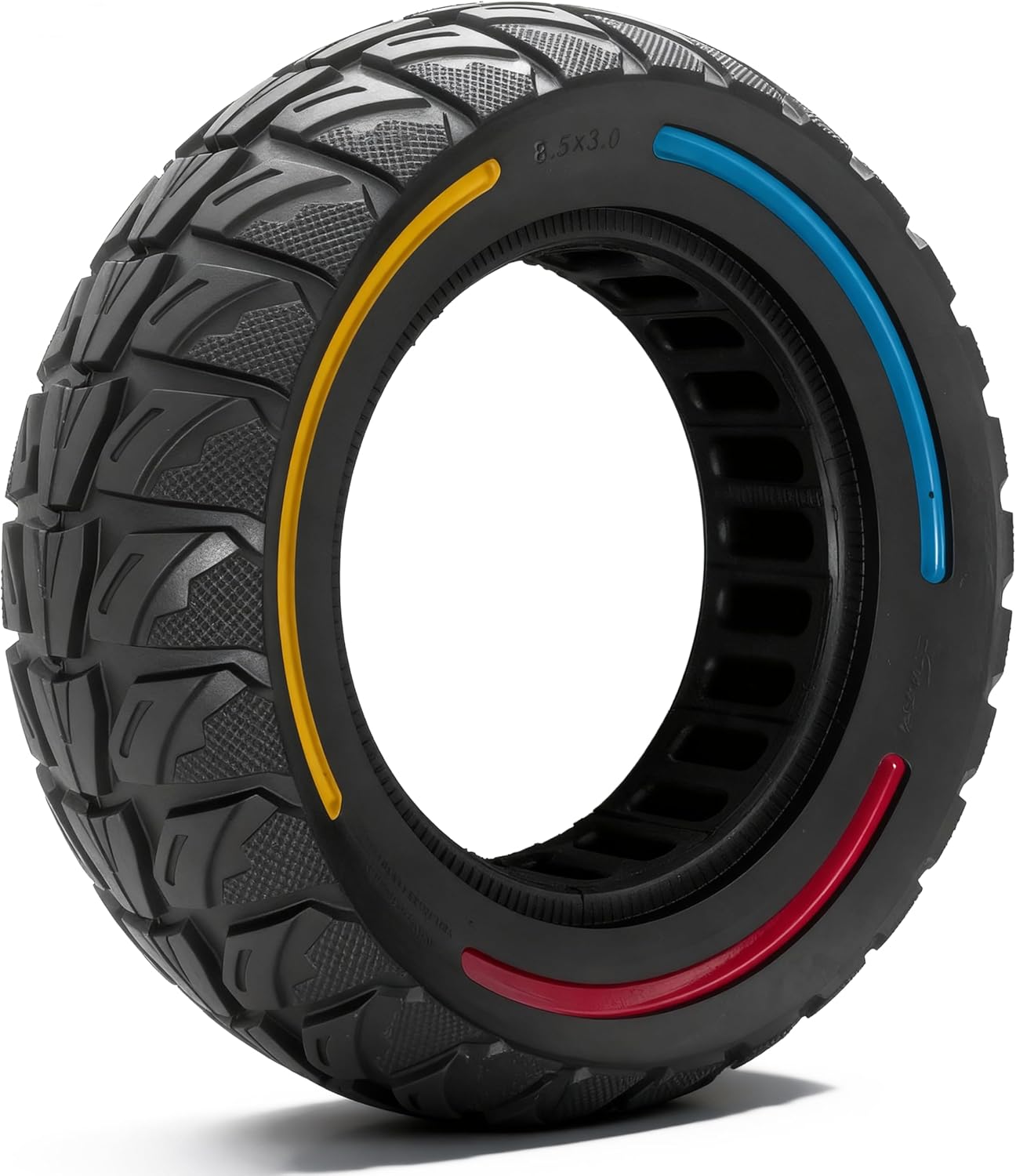 GYL 8.5 Inch 8.5x3.0 Off-road Solid Tire for Zero 8 Vsett 8 Kugoo Kirin G2 Pro Electric Scooter,8 1/2x3 Replacement Tire