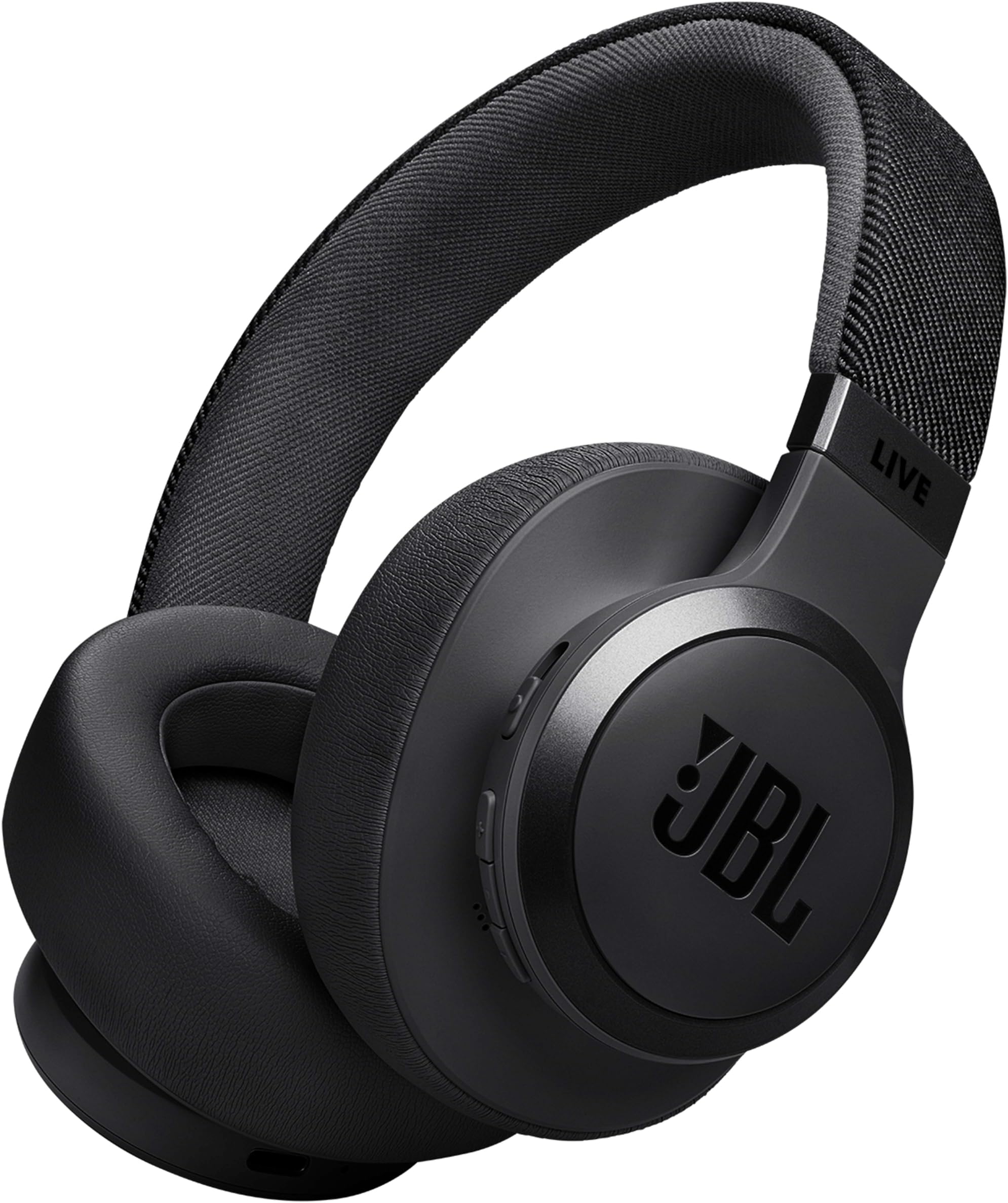 LIVE 770NC Wireless Over-Ear Headphones – Adaptive Noise Cancelling, JBL Signature Sound, 70H Battery, Smart Ambient & Bluetooth 5.3, JBLLIVE770NCBLK, Black