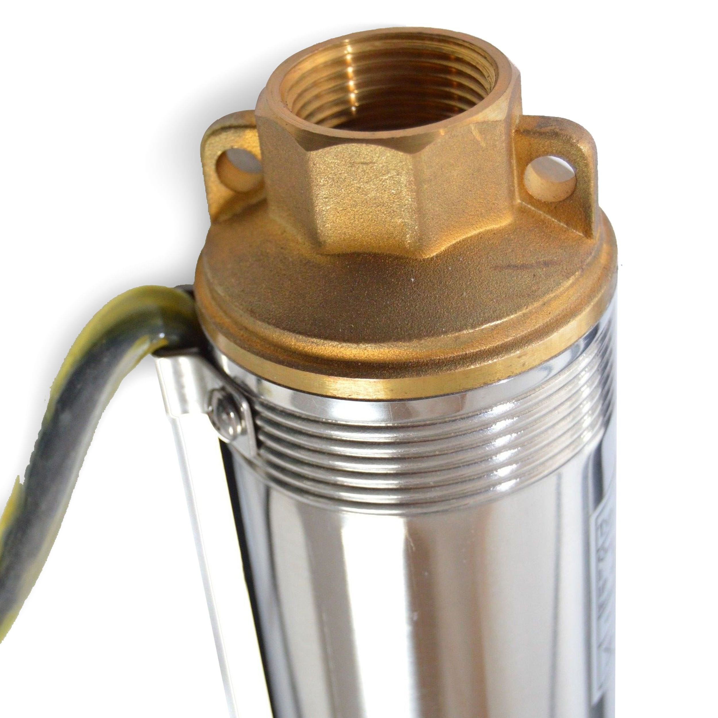 Hochwertige 3" Tiefbrunnenpumpe 3000l/h sandverträglich Edelstahl Sandverträglich bis 5%, Förderhöhe: 110 m, 11 bar