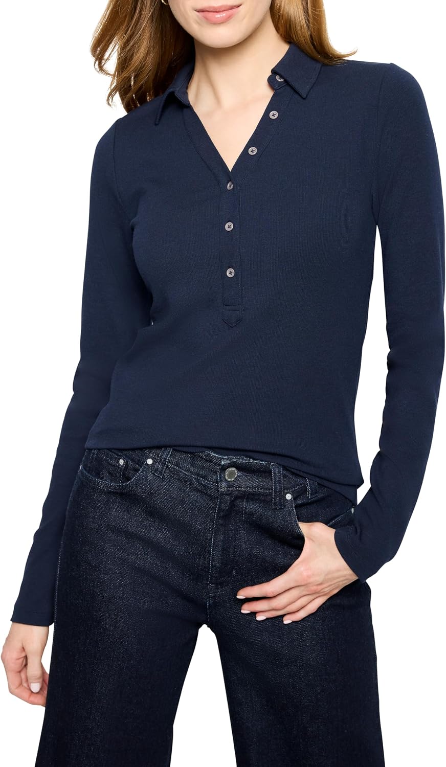 NIC+ZOE Perfect Knit Rib Polo