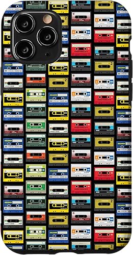 Miniatura 13 de iPhone 12 Mini Cassette Cintas Mixtapes 1980s Radio DJ Party Music Graphic Case