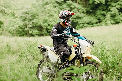 Miniatura 6 de VCAN VX38 Casco para adultos ATV Motocross todoterreno, bicicleta de tierra, motocicleta de descenso con gafa, aprobado por el Departamento de