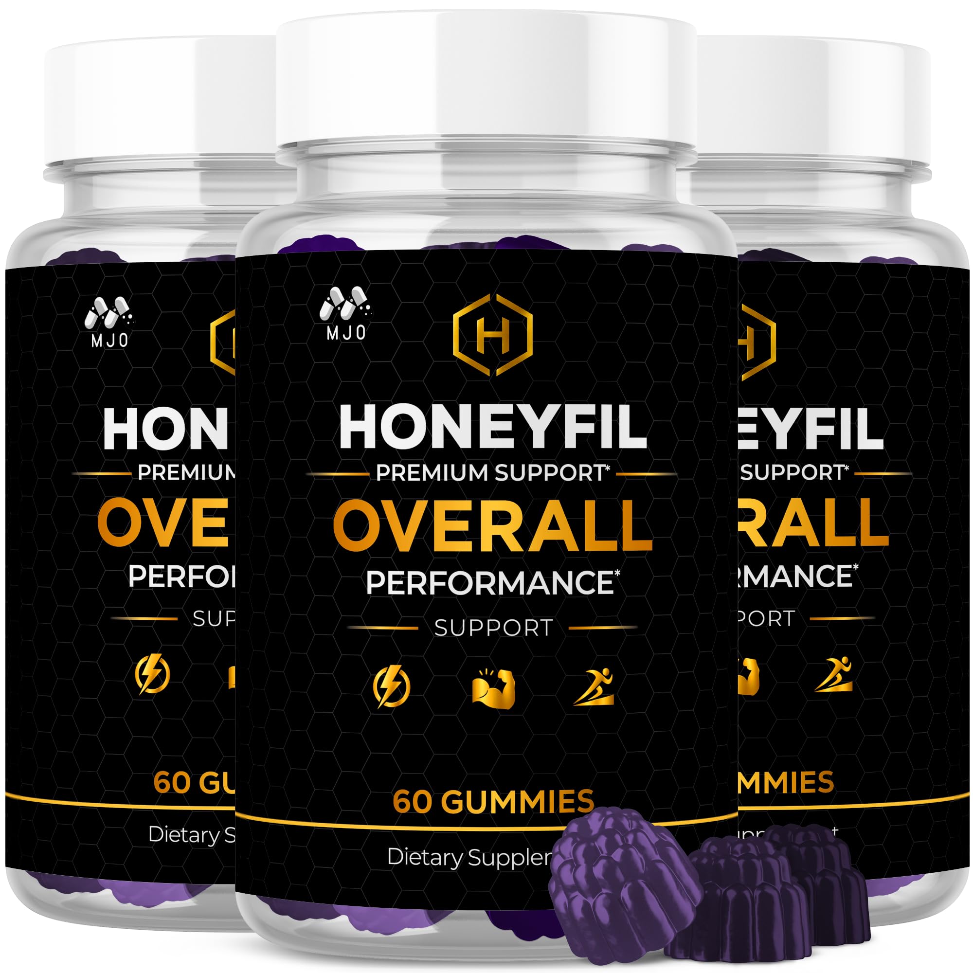 (2 Pack) Honeyfil Gummies Advanced Men's Health Support (120 Gummies) — Amazon image 10