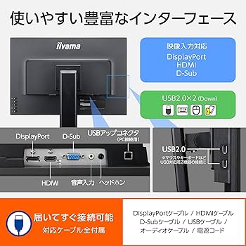 iiyama モニター ディスプレイ 25インチ Amazon.co.jp: マウスコンピューター iiyama モニター