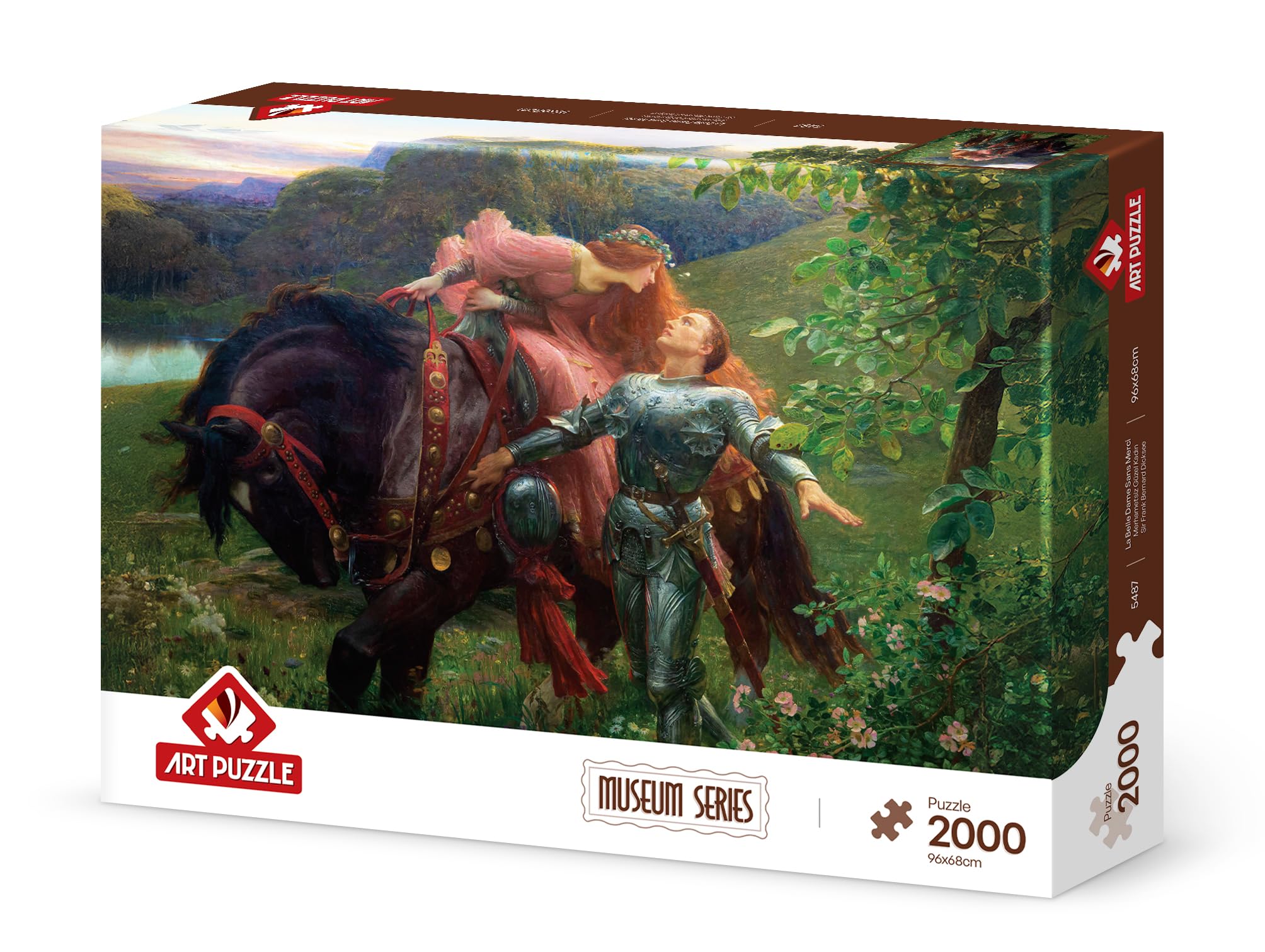 Art Puzzle Merhametsiz Güzel Kadın 2000 Parça Puzzle : Amazon.com