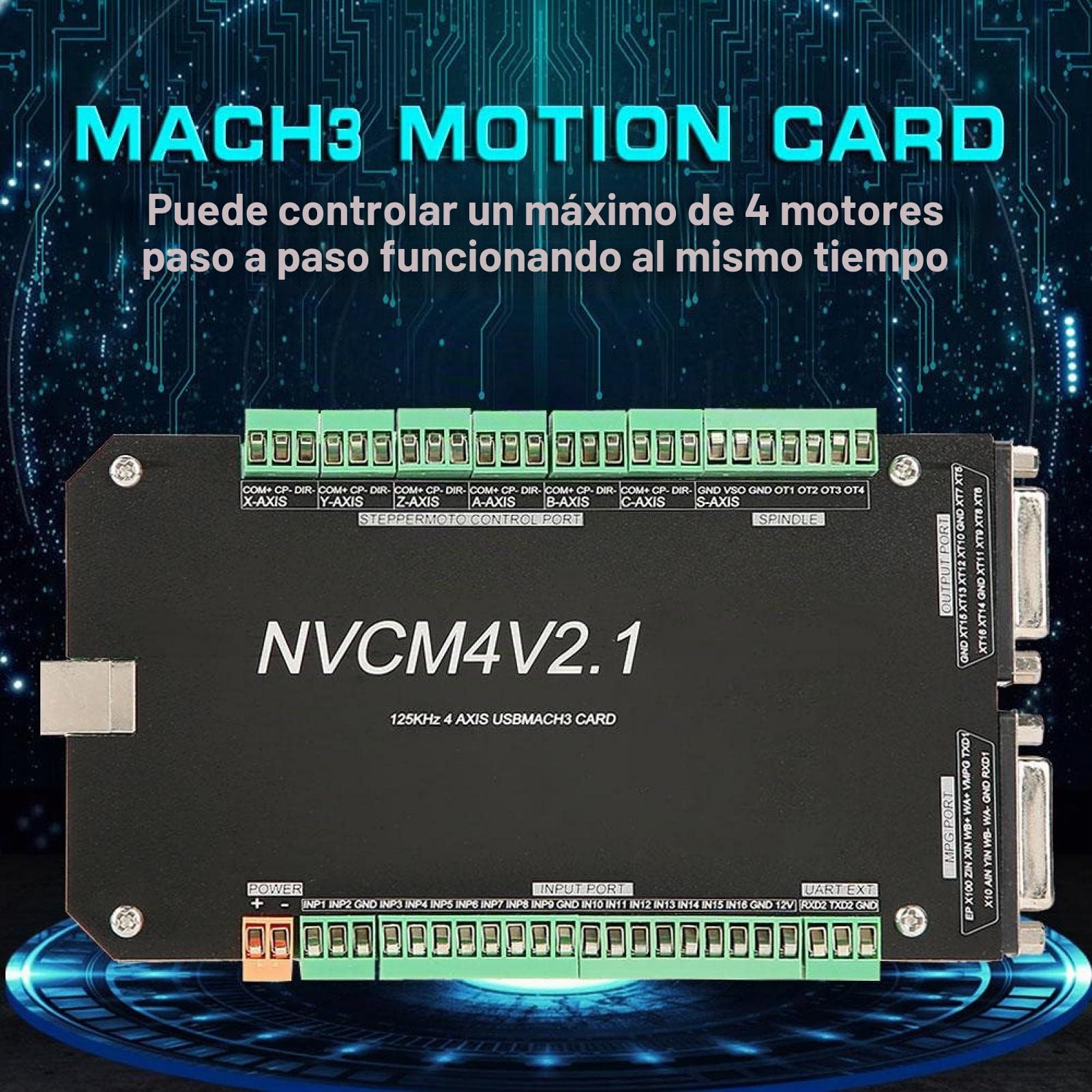 Tarjeta de Control de Movimiento CNC de interfaz USB