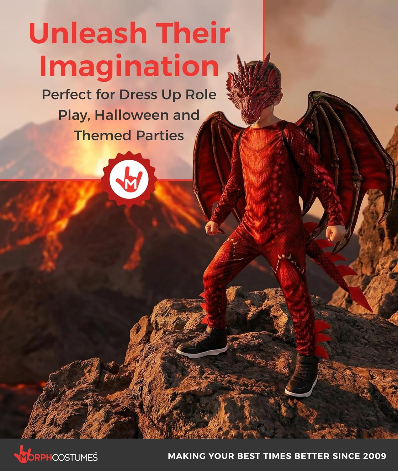 Morph Dragon Costume For Kids, Dragon Wing Costumes For Boys, Halloween Costumes Kids, Boys Halloween Costume
