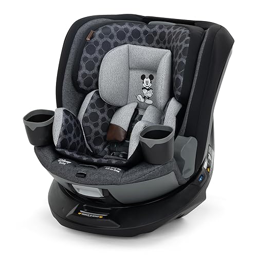 Disney Baby Turn and Go - Asiento convertible todo en uno giratorio de 360 grados, diseño vintage de Mickey Mouse