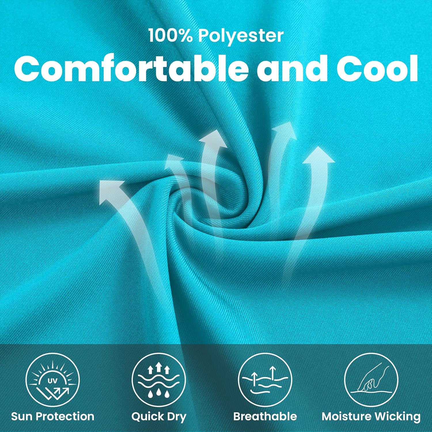 Womens Workout Shirts Long Sleeve Crew Neck T Shirt Slim Fit Sports Running Shirts Breathable Athletic Tops - Image 5