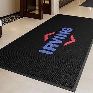 Custom Area Rug with Any Logo Size Color Shape Floor Entryway Door Mat Welcome Carpet for Business Home
