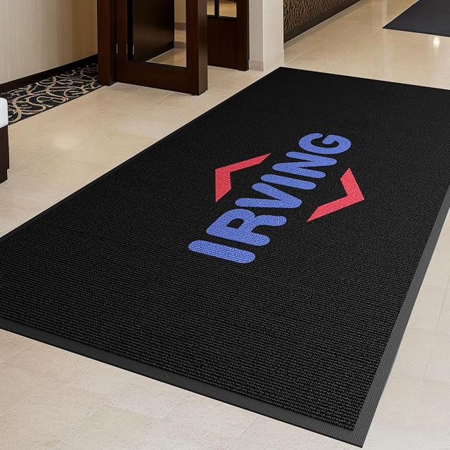 Custom Area Rug with Any Logo Size Color Shape Floor Entryway Door Mat Welcome Carpet for Business Home
