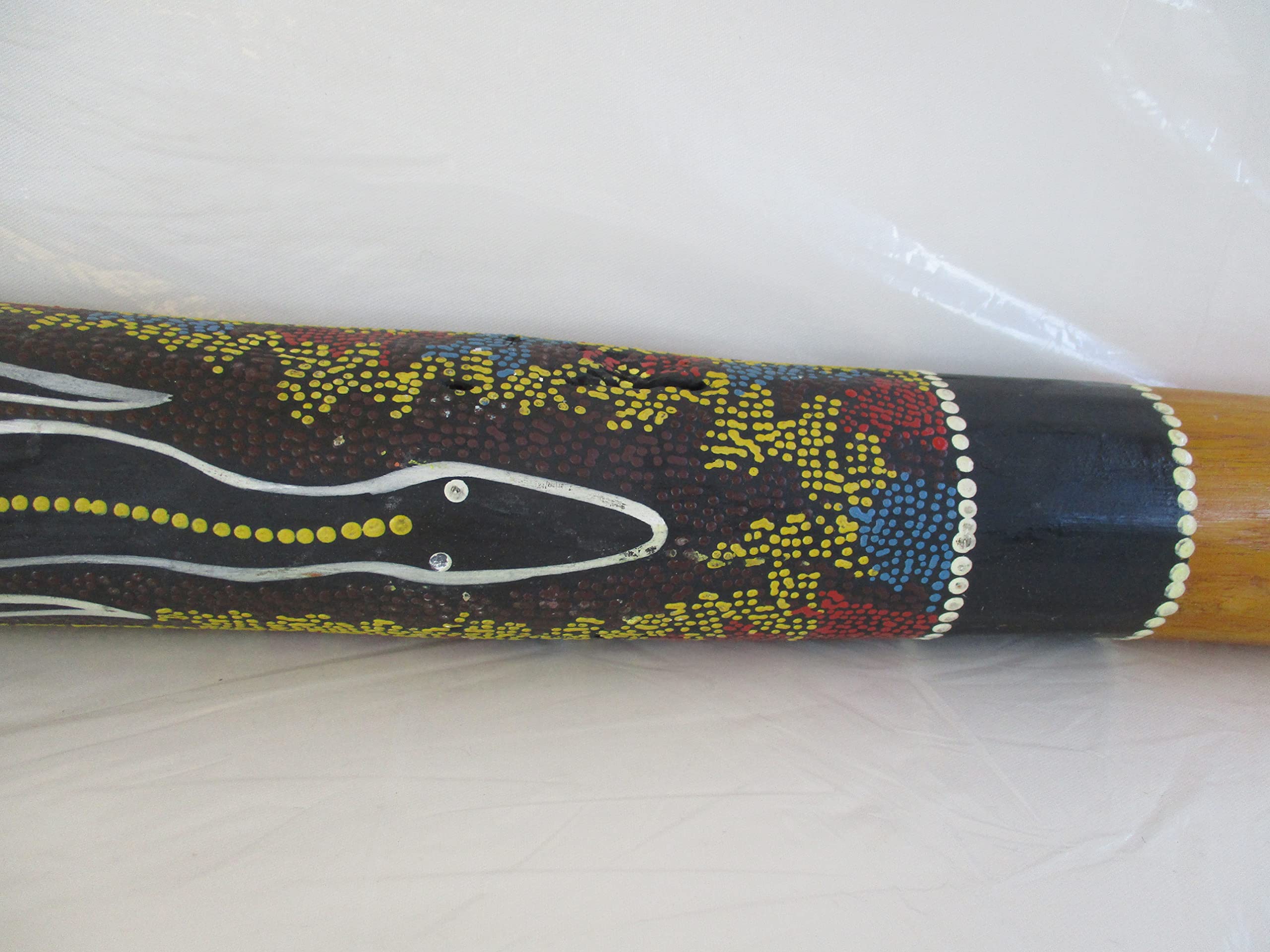 Didgeridoo digeridù Strumento a fiato aborigeni australiani NON SINTETICO BAMBU