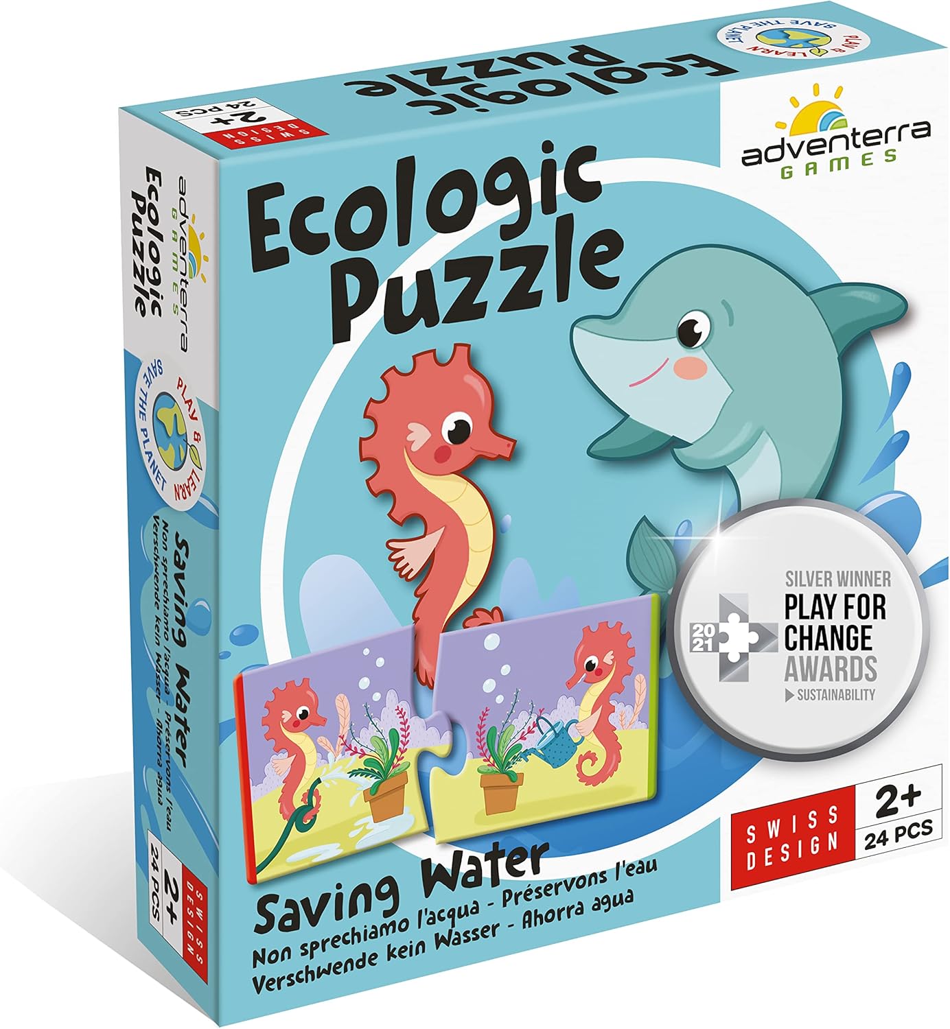 Adventerra Games Ecologic Puzzle Ahorra Agua | Juegos para niños 2 años Bimbo Educativo, Juegos para niñas y niños 3 años, Juegos educativos Montessori, Juegos ecológicos, Juego de Rompecabezas