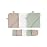 Simple Joys by Carter\'s Neutral 8-piece Towel and Washcloth Set, Neutral Blue Green Brown, OSZ