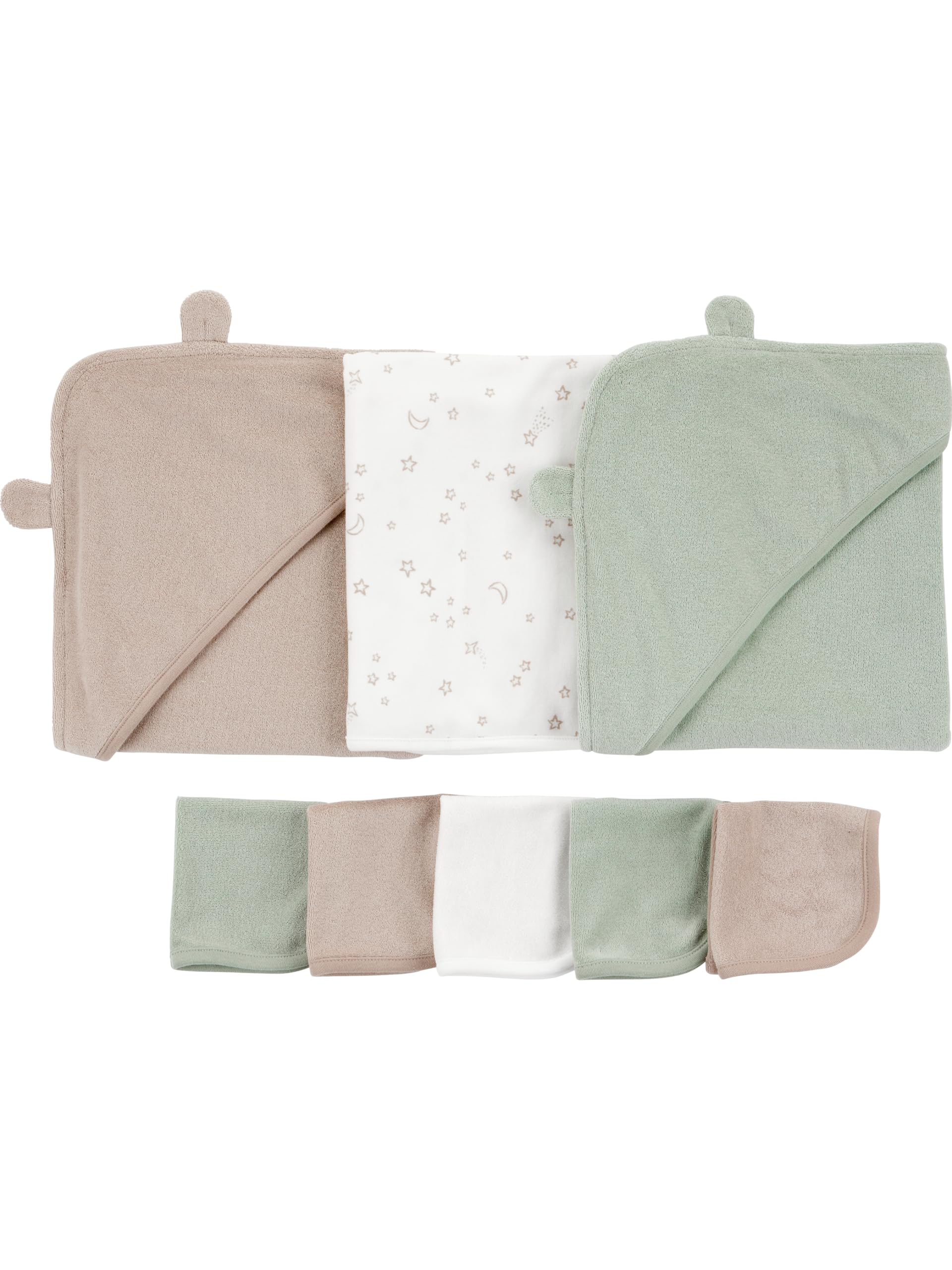 Simple Joys by Carter's baby-girls 8-piece Towel and Washcloth Set