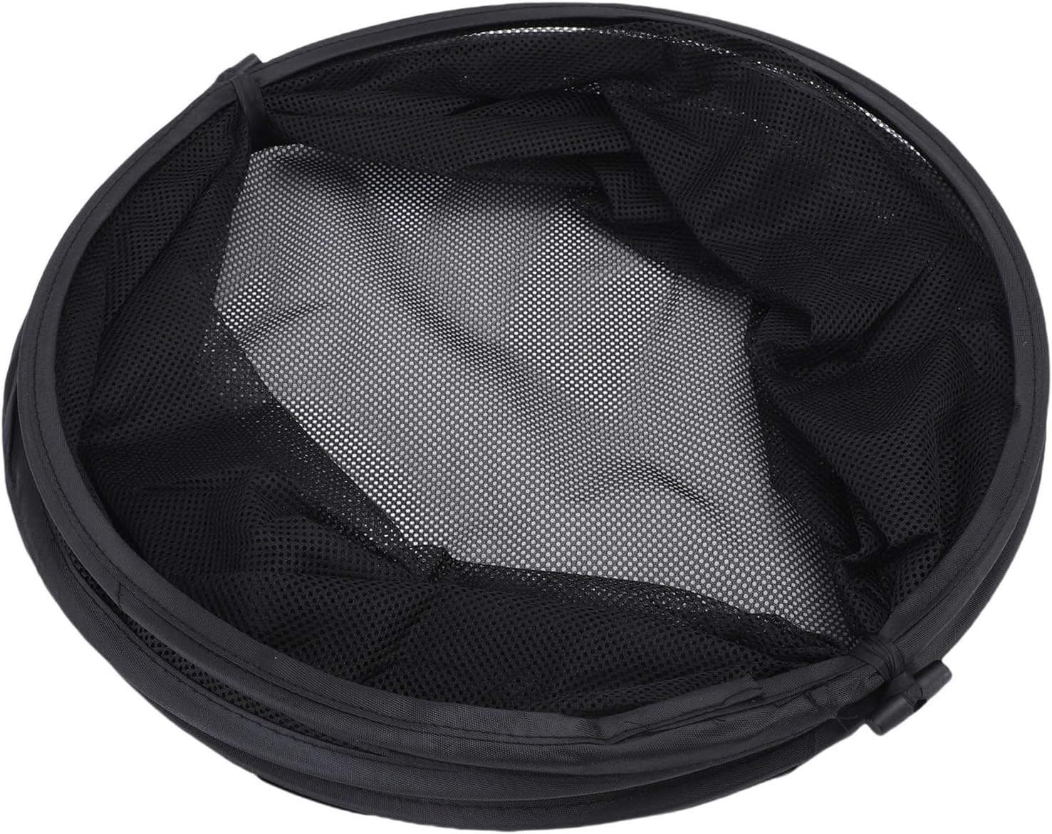 Pop Up Plant Covers 4PCS with 16 Ground Nails, Folding Mesh Plant Protector Cage 19.7in x 13in - Animal - Garden Guard, Easy Setup for Orchards & Yards (Black)