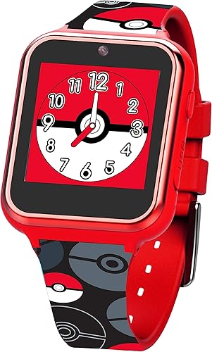 Accutime Pokemon Pikachu Pokeball - Juguete educativo de aprendizaje con pantalla táctil para niños niñas niños pequeños cámara selfie juegos de disponible en Yaxa Colombia