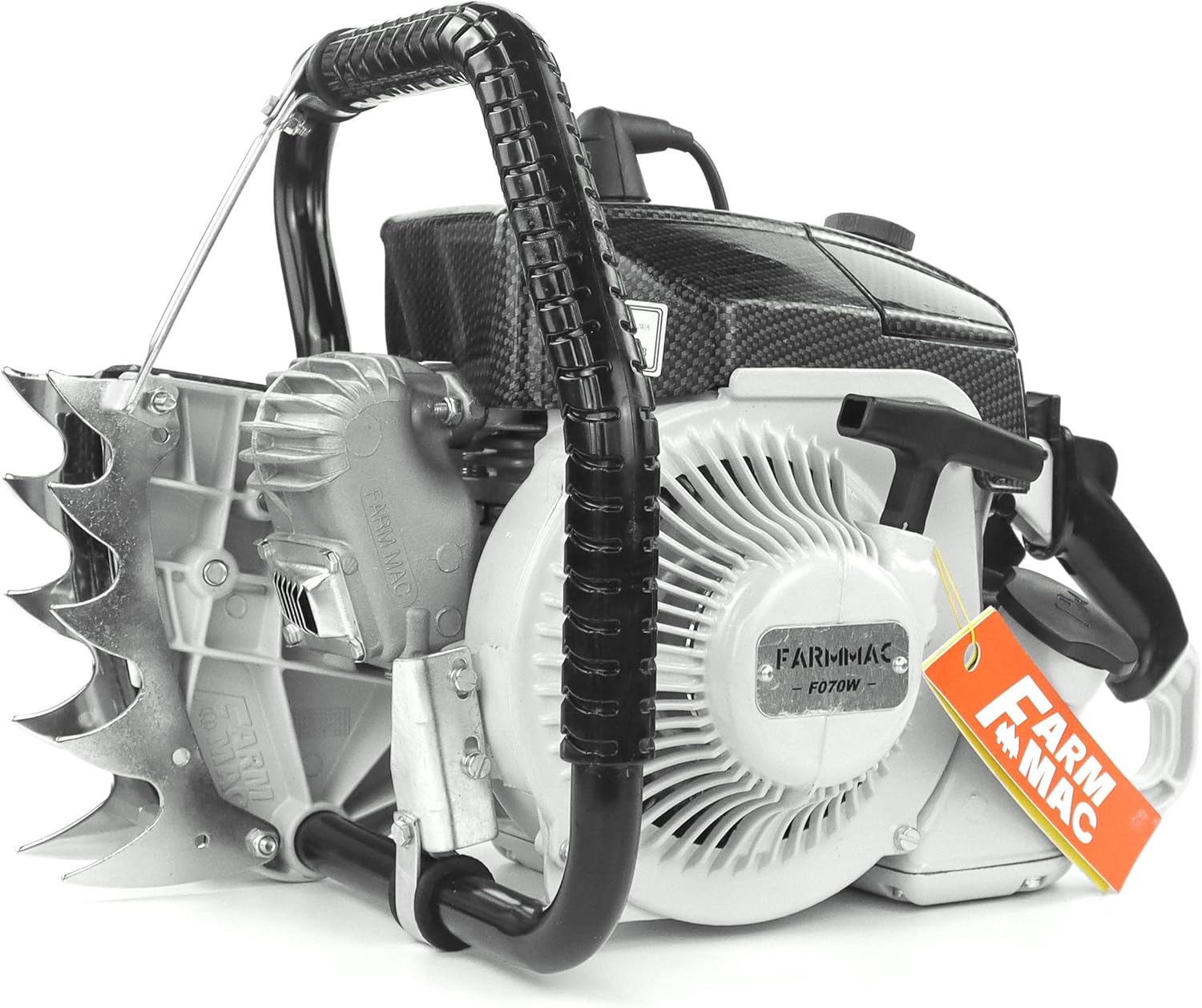 FARMMAC F070W Gas Chainsaw Powerhead NEOTEC Chainsaw 105cc 2-Cycle Gasoline Power Chain Saws 4.8KW 6.4HP Fit for 36 and 42 inch Bar All Parts Compatible with MS070 090 Neotec NS8105 without Bar