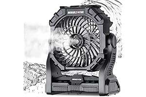 Misting Fan with 250ml Water Tank & RGB