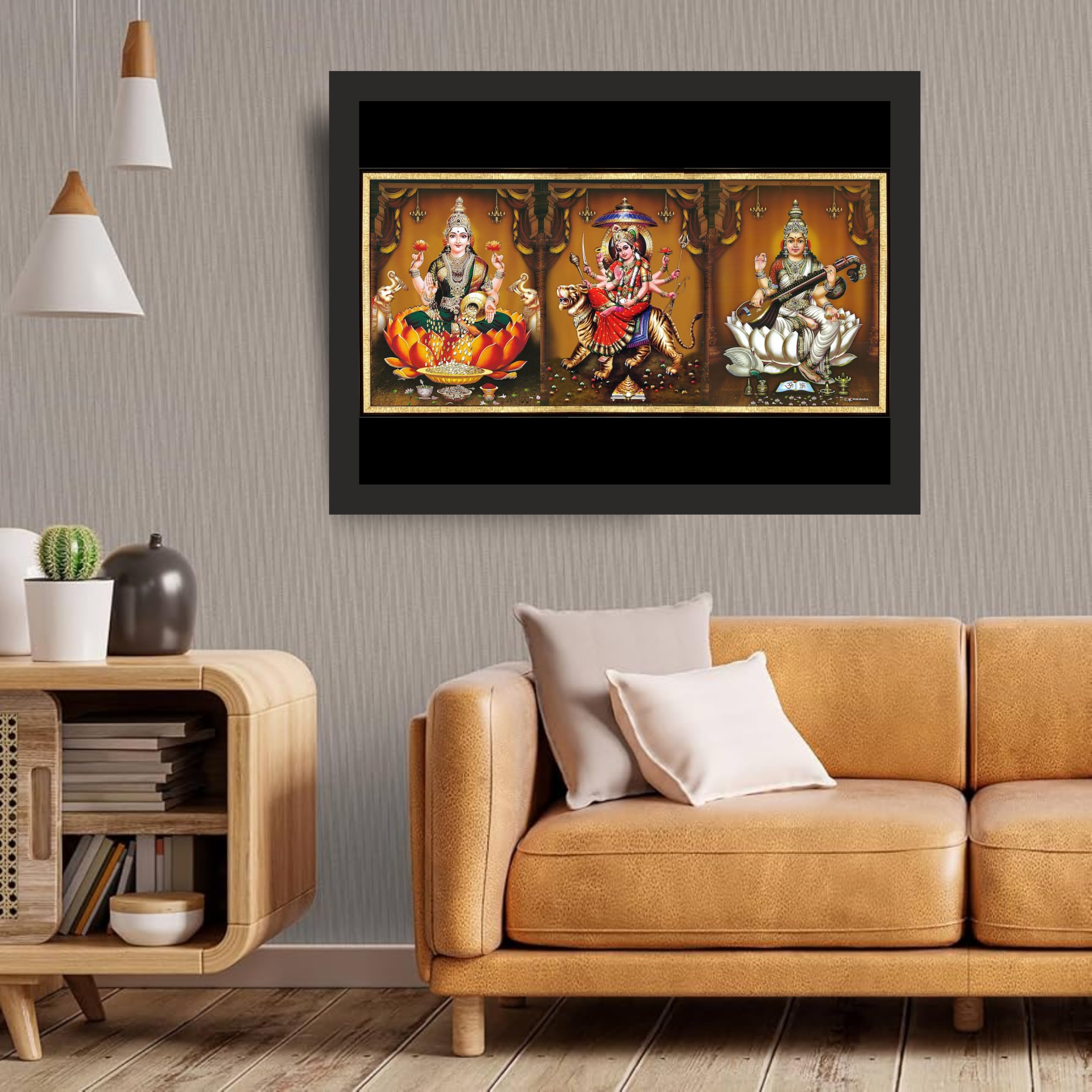 Monumental Divine Trinity Panel: 40x30 – view 2