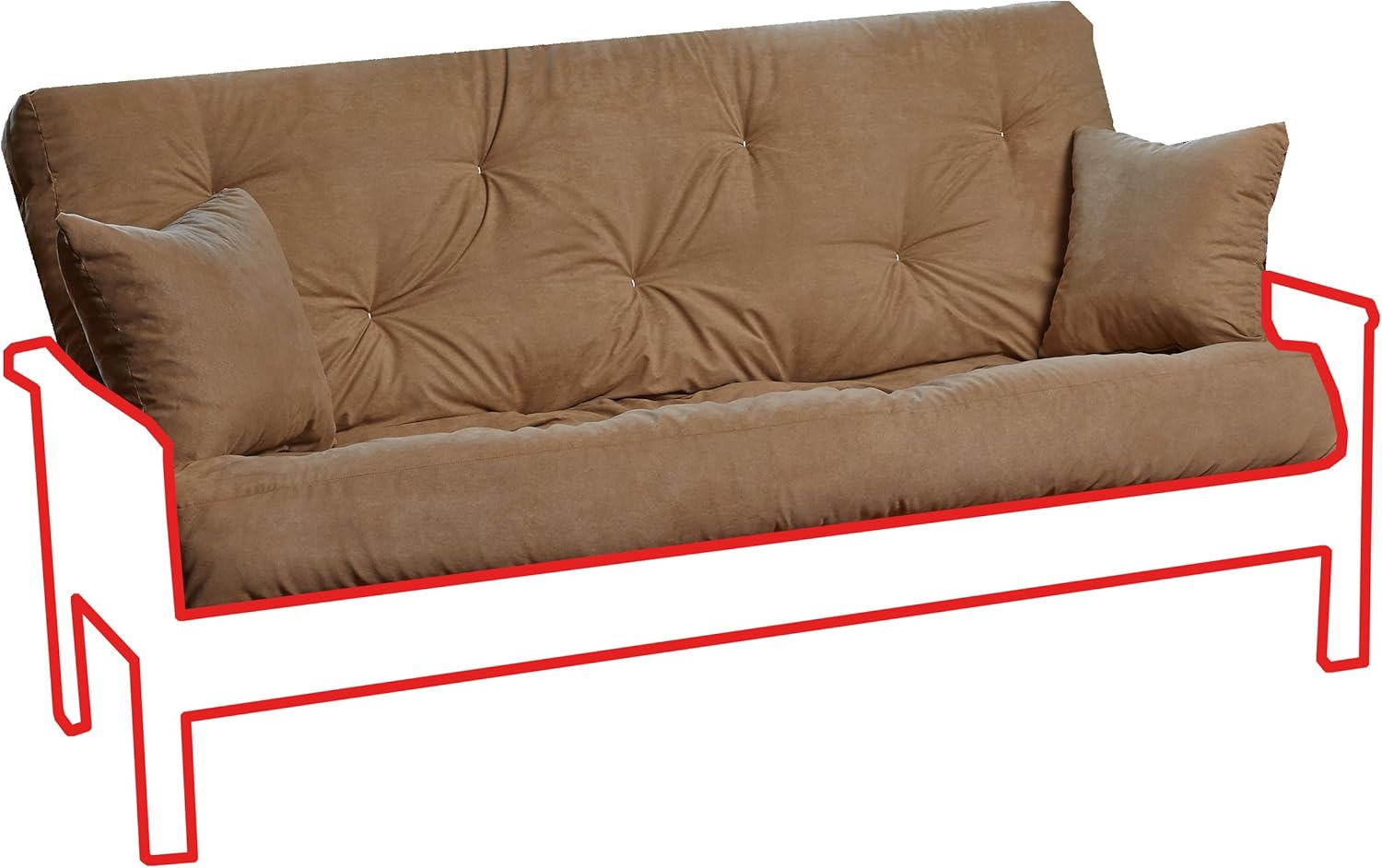 Royal Sleep Products New Replacement Futon Mattress Upholstery Grade