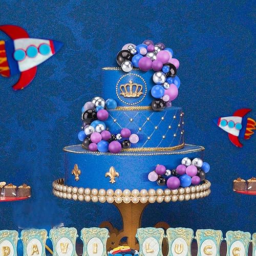Miniatura 220 de 108 bolas para decoración de tartas, decoración de cupcakes, globos de espuma para hornear pasteles, boda, aniversario, decoración de cumpleaños