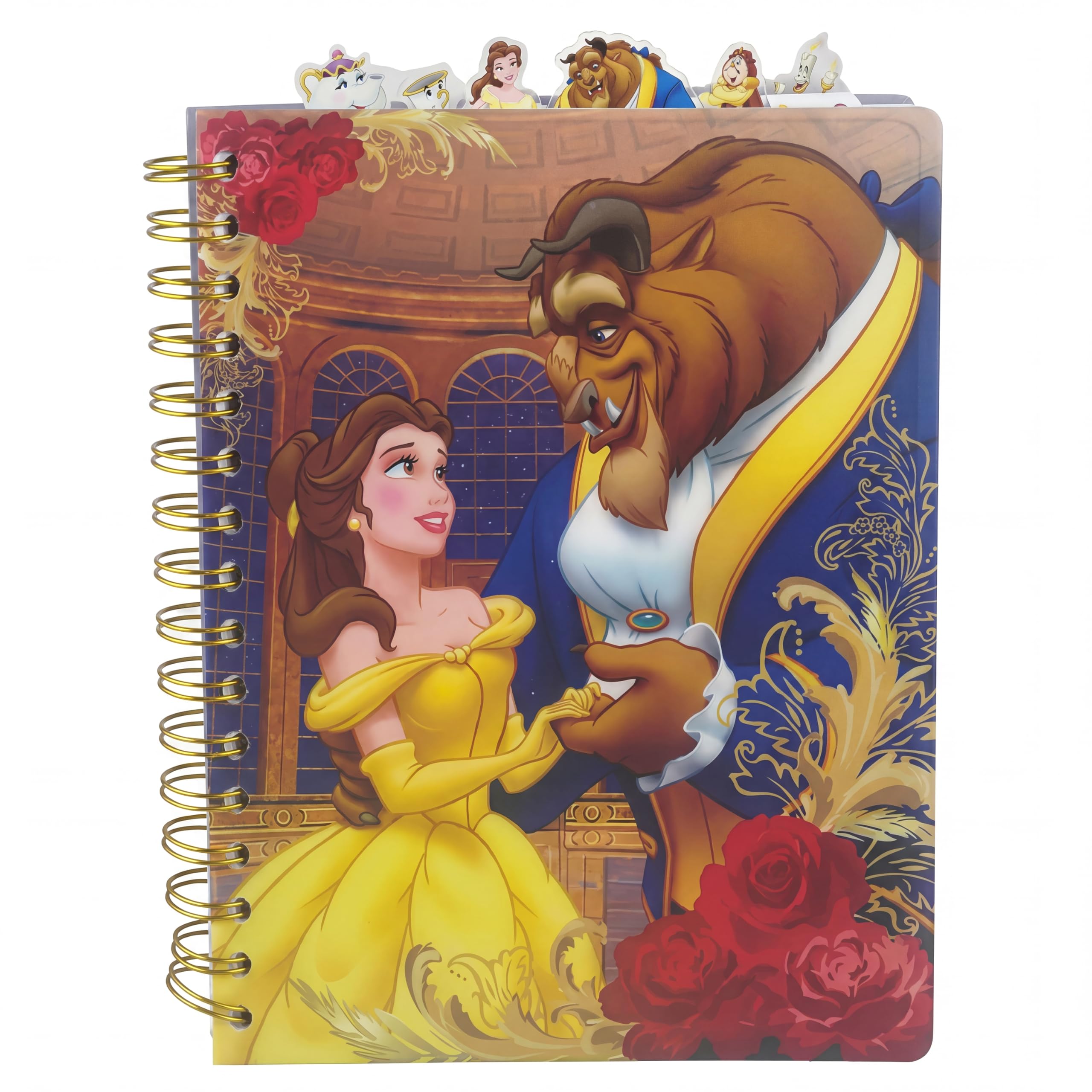 Amazon.com: Disney Beauty and The Beast Journal Notebook, Spiral 