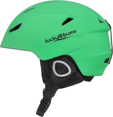 Lucky bums polvo Series, nieve deporte casco