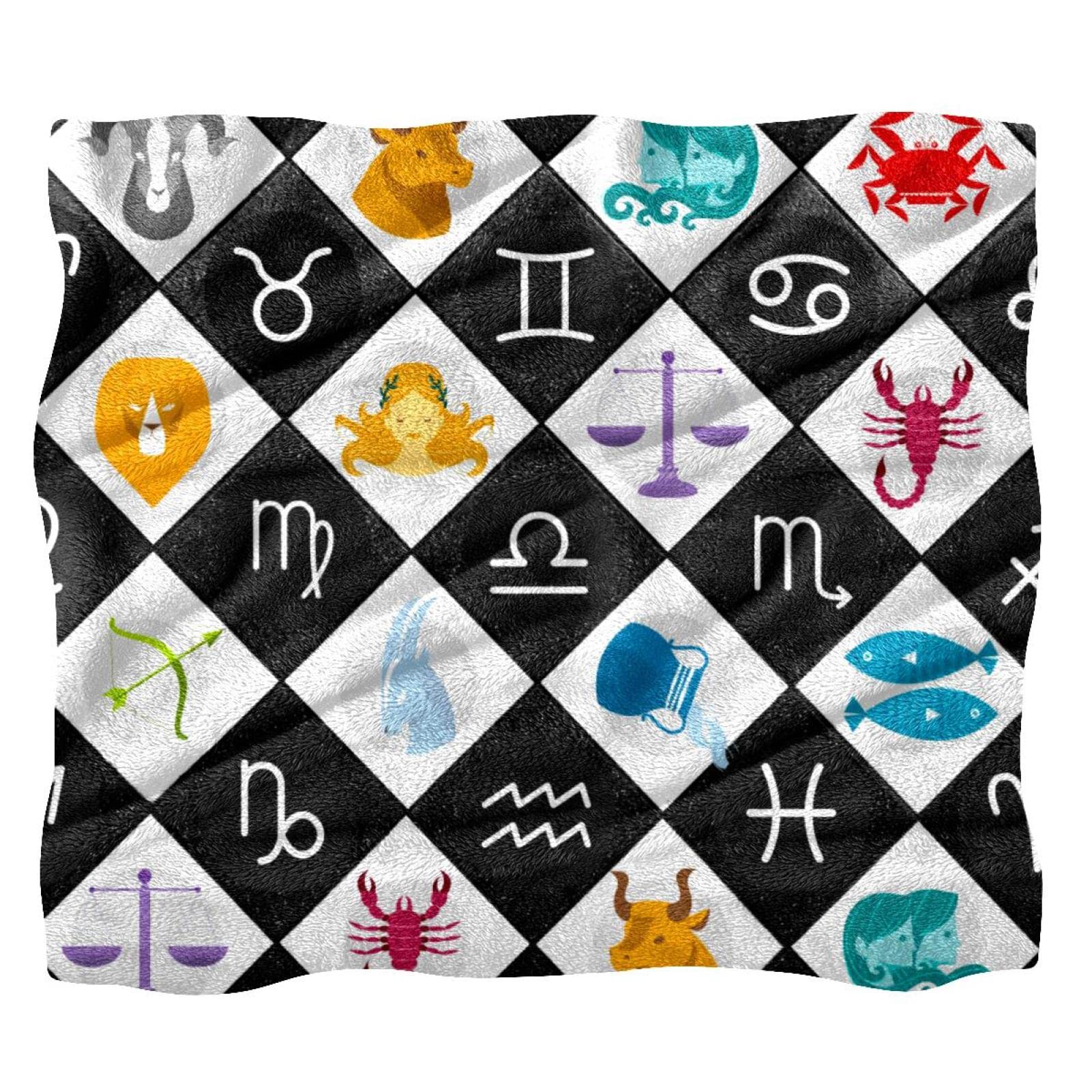 Couverture douce et confortable lit canapé plaid polaire constellation